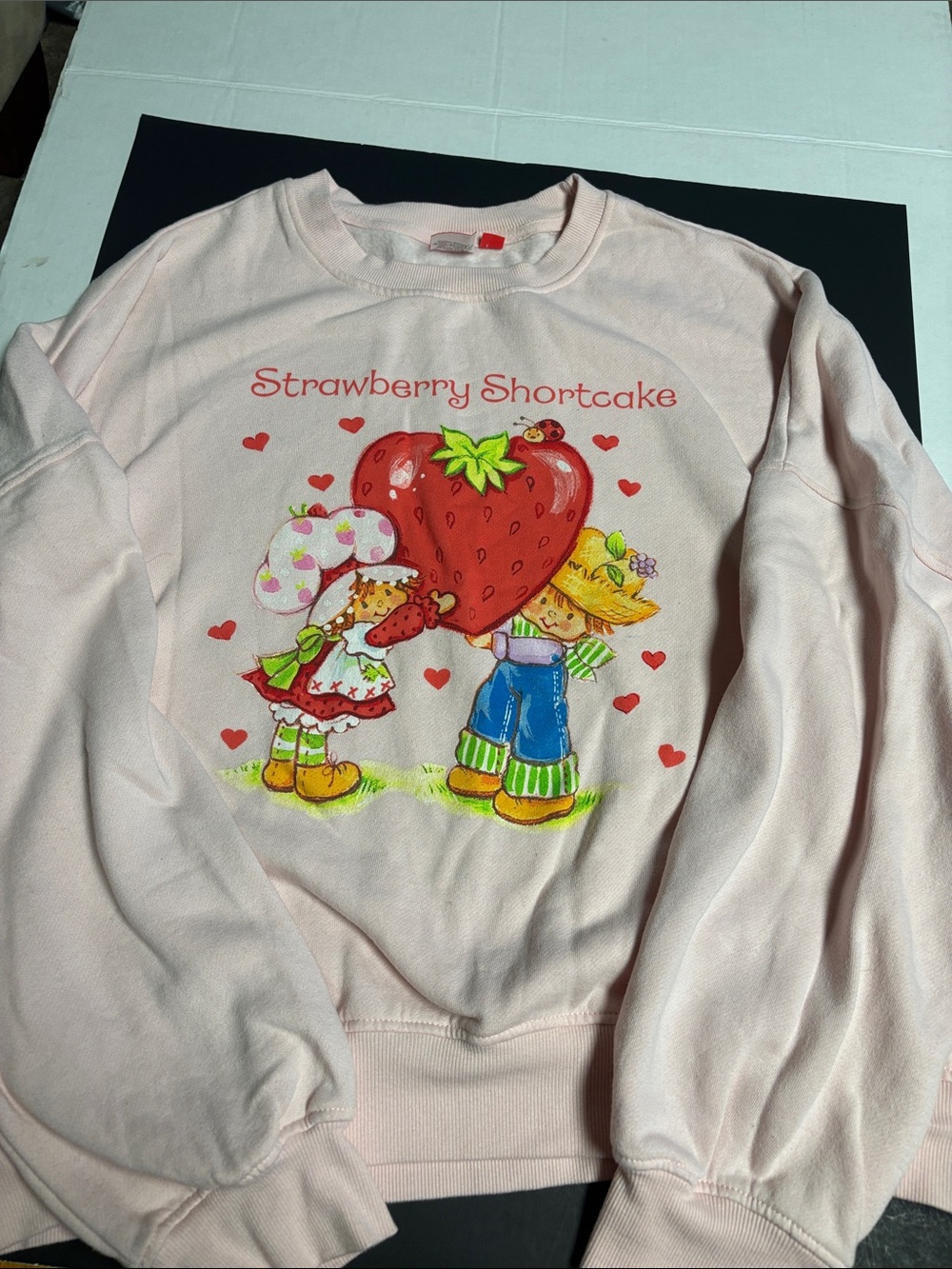 Strawberry Shortcake Pink Kids Graphic Sweatshirt